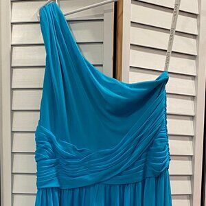 Light blue halter maxi dress